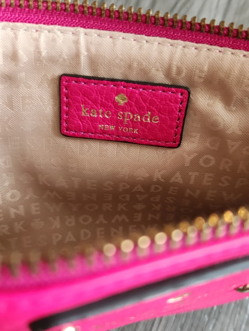 Kate Spade hot Pink Wristlet